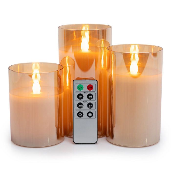 Everly Quinn 3 Piece Everly Quinn LED Metallic Mirrored TintedUnscented